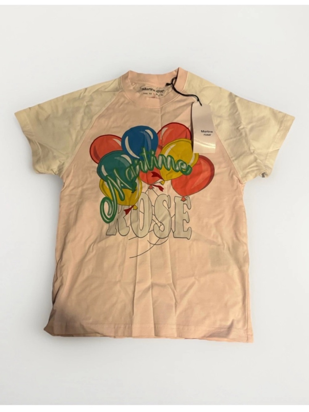 Men Martine Rose Ballon Print Graphic Tee Shruken Fit